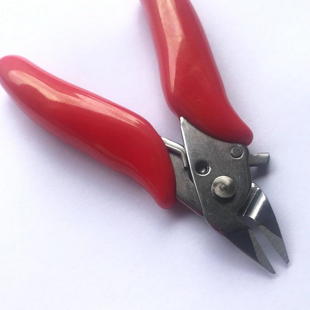 3.5 Inch Diagonal Pliers Small Soft Cutting Electronic Pliers Mini Wire  Cutters Wire Insulated Rubber Handle Model Hand Tools