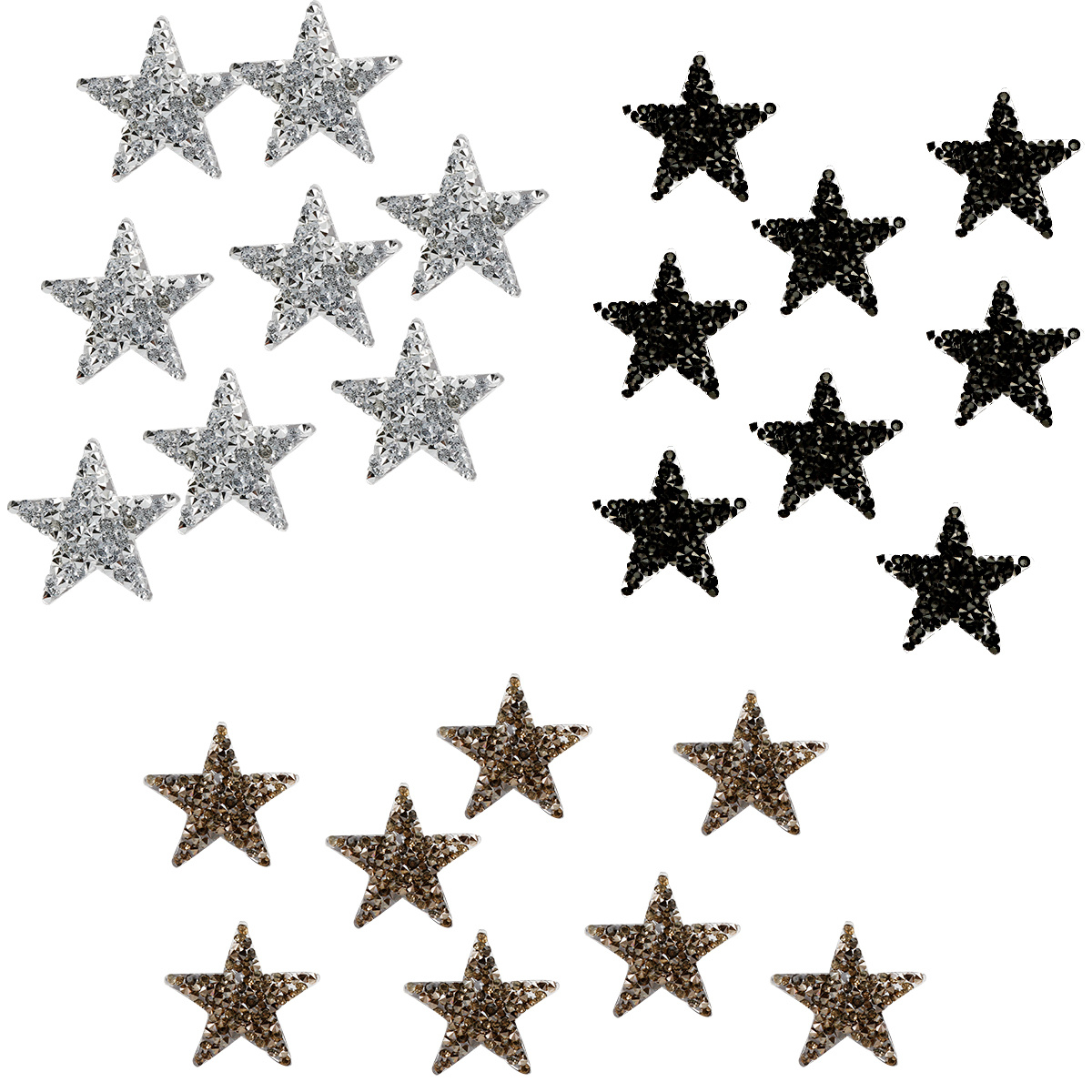 Star Iron On Patches Silvery Glitter Star Patches Iron On - Temu