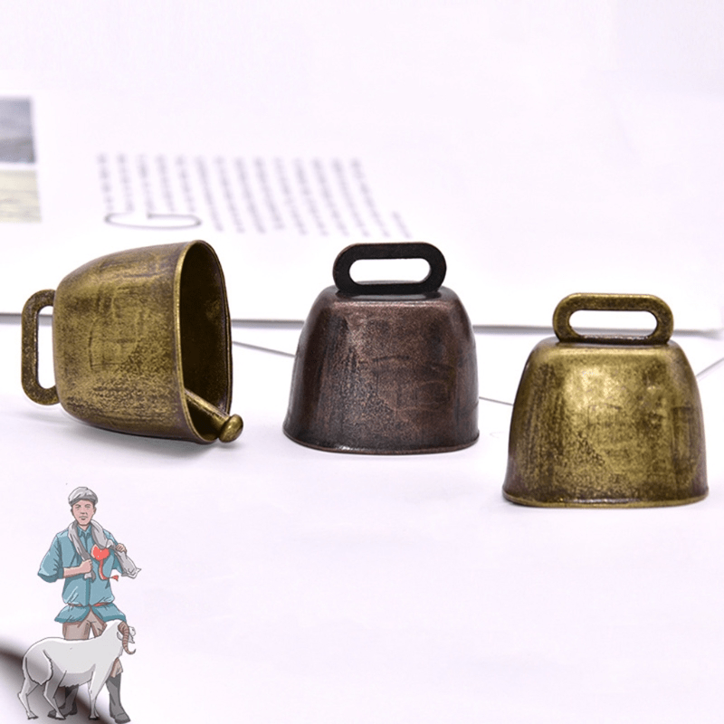 Grazing Copper Bells Metal Cow Bells For Dogs Animal - Temu