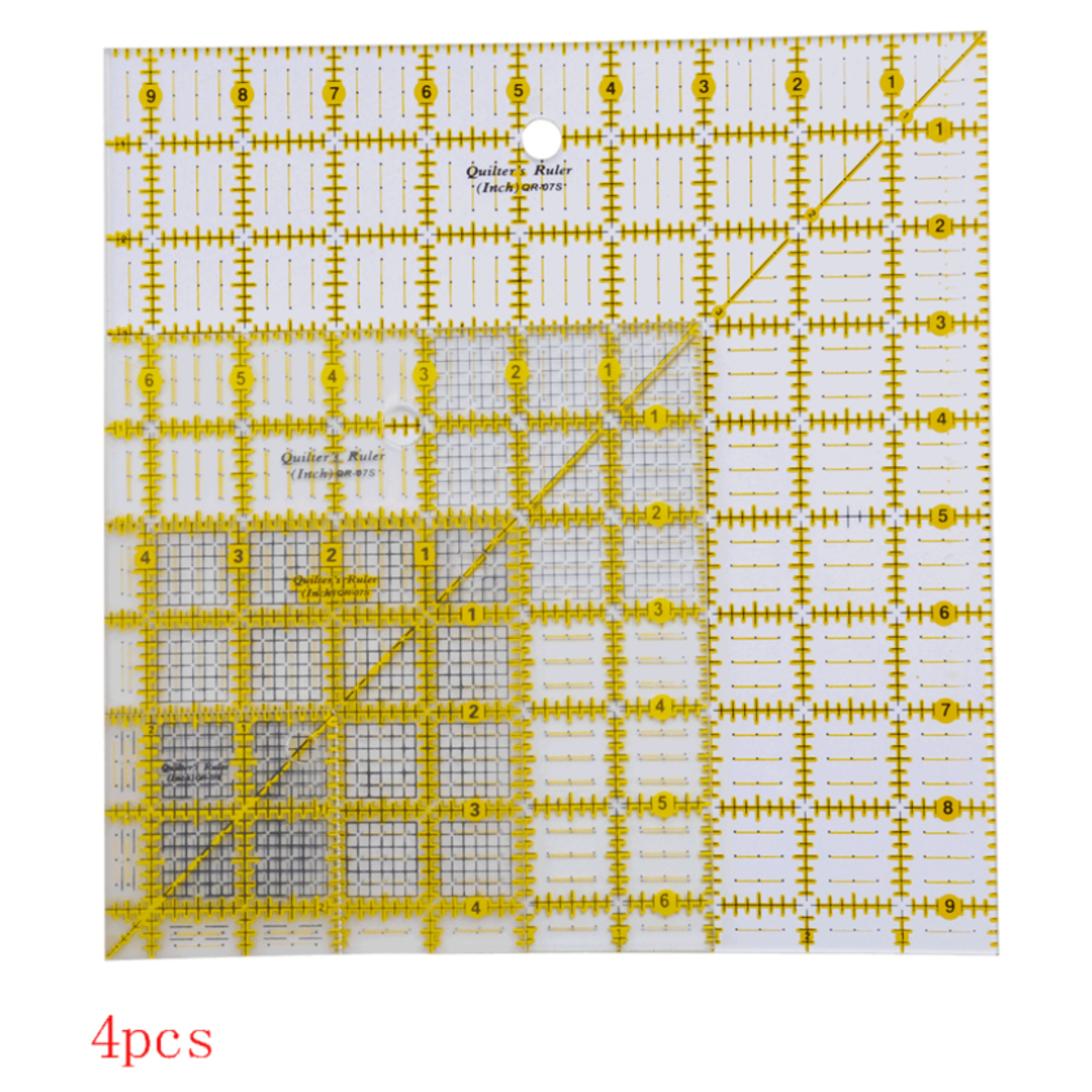 Acrylic Transparent Square Quilting Ruler Transparent Square - Temu