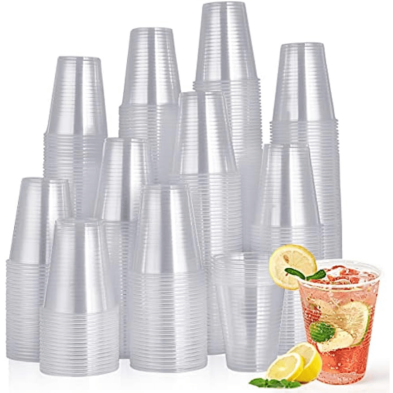 25 Sets 8oz Vasos de plástico desechables para bebidas - Temu