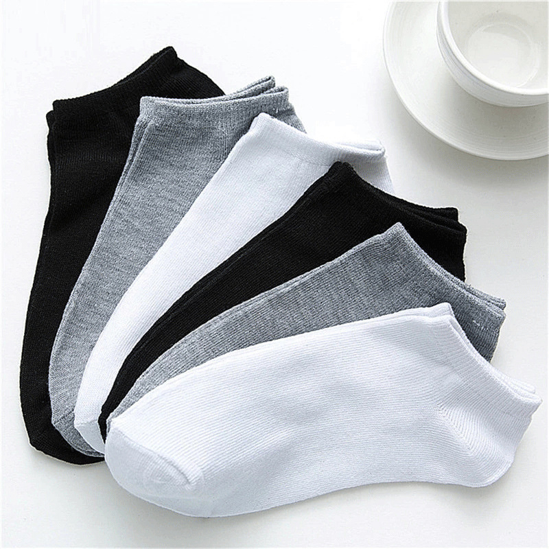 10 Pairs Moisture Wicking Short Socks - Keep Feet Dry All Day