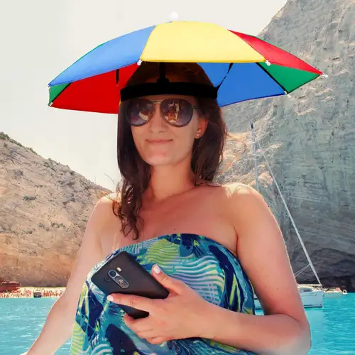 Cappello a ombrello elastico colorato - Cappello da Italy