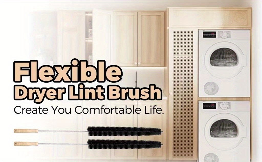 Radiator Brush Long Flexible Dryer Cleaner Vent Brush Refrigerator