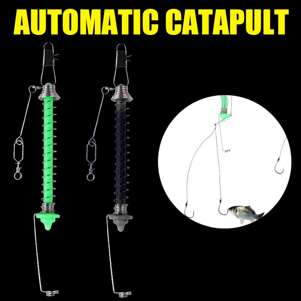 Stainless Steel Automatic Fishing Hook Trigger Easy Bait - Temu