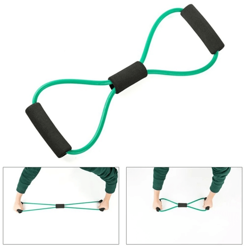 Yoga Resistance Exercise Bands Chest Expander Elastic Muscle Training Rope