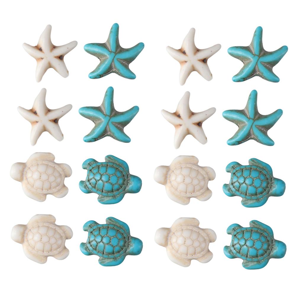 Turtle Beads: Turquoise Tortoise Charms Diy Jewelry Making - Temu