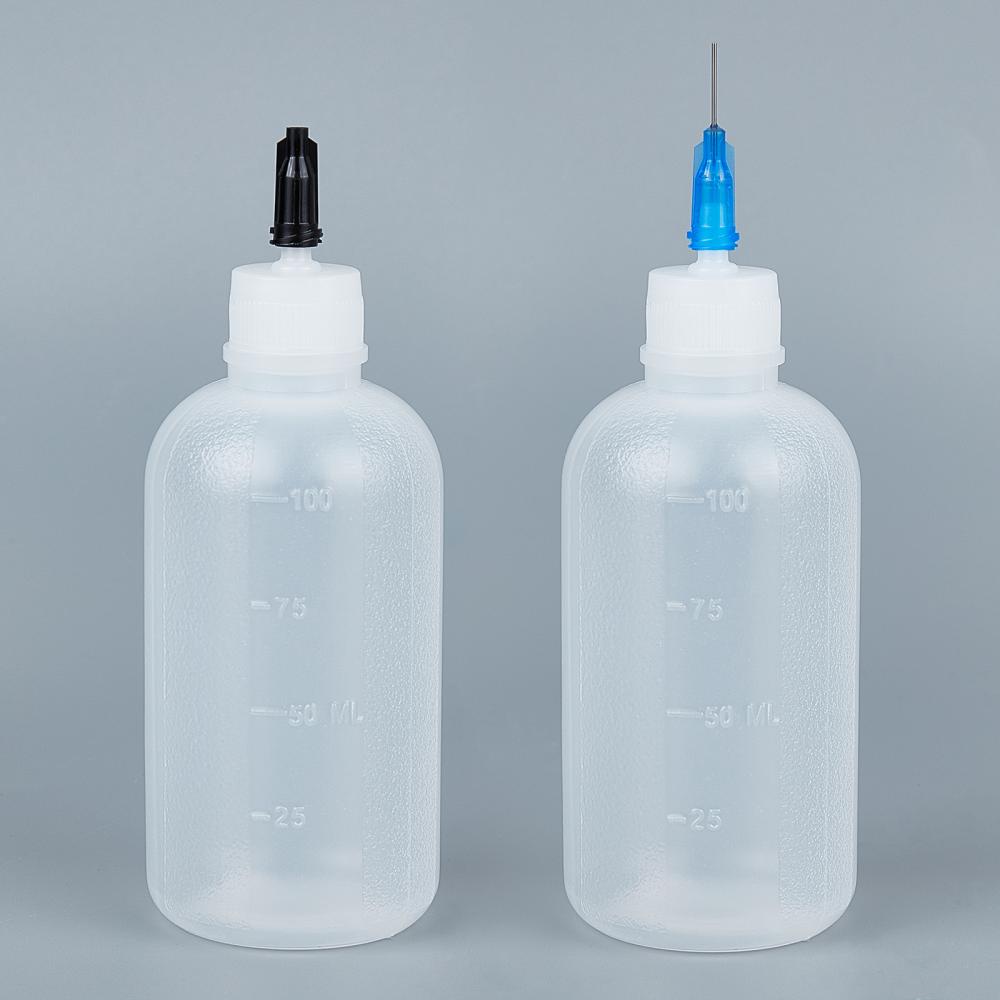 6 PACK 3.4 oz Multi Purpose DIY Precision Tip Applicator Bottles
