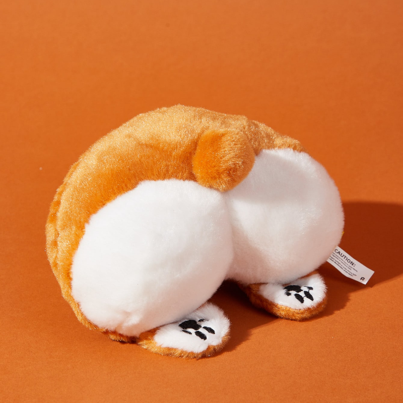 Corgi Pet Plush Toy Dog Chew Toys Squeaky Toy Pet Anxiety - Temu