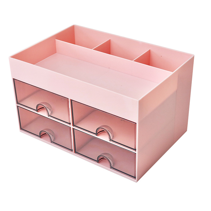 Desktop Storage Box Makeup Organizer Plastic Drawer Organizer