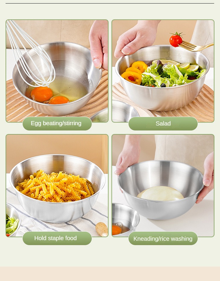 Stainless Steel Food Mixing Tool Accessories