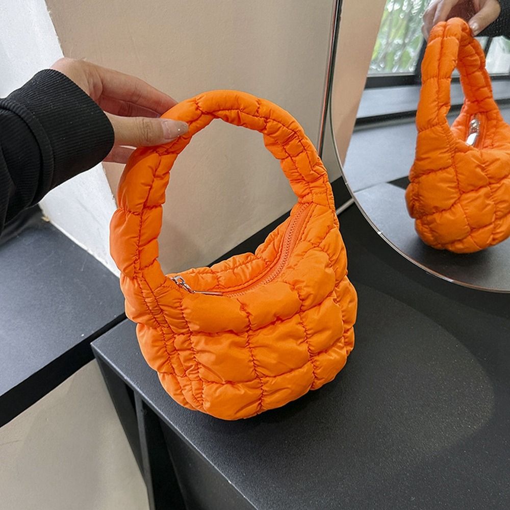 COS Quilted Mini Bag in Orange