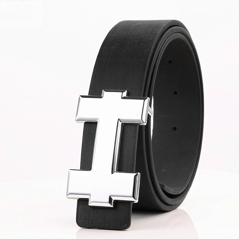 Double Cross Leather Belt