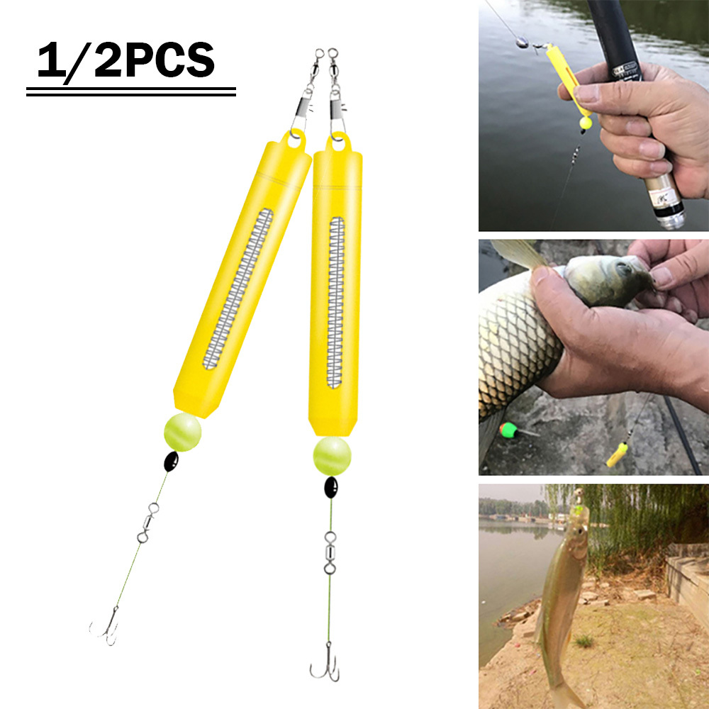 Automatic Fishing Hook Trigger Plastic/stainless Steel - Temu