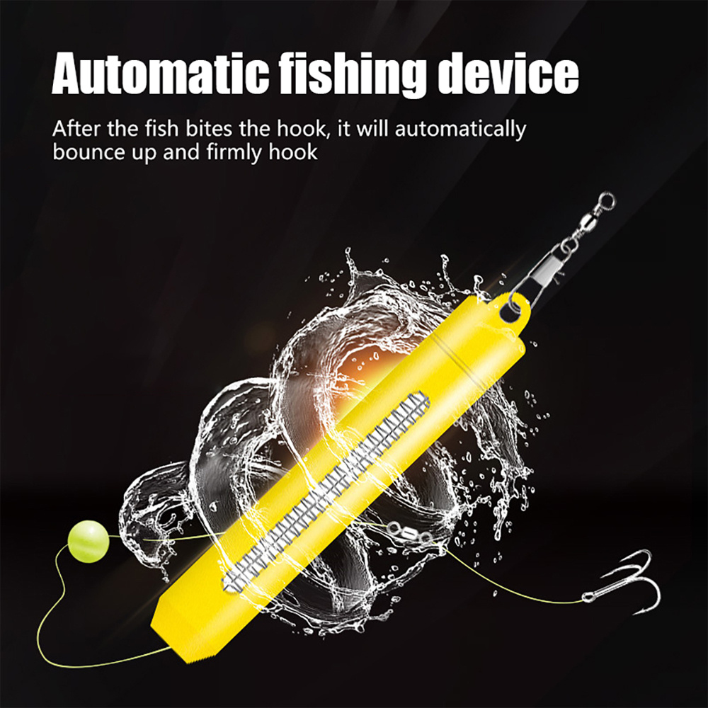 Automatic Fishing Hook Trigger Plastic/stainless Steel - Temu United Arab  Emirates