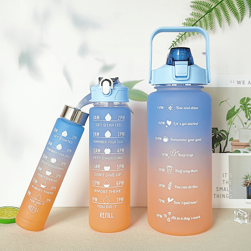 Sublimation Coating Gradient Water Bottle Creative - Temu
