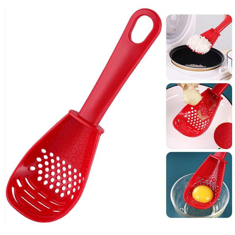 Grinding Cooking Spoon, Kitchen Cooking Spoon, Mashing And Draining  Colander, Strainer Spoon, Colander Strainer Spoon For Cooking, Draining,  Mashing, Grating, Kitchen Spoons, Egg Separator, Kitchen Utensils, Kitchen  Supplies, Ready For School 