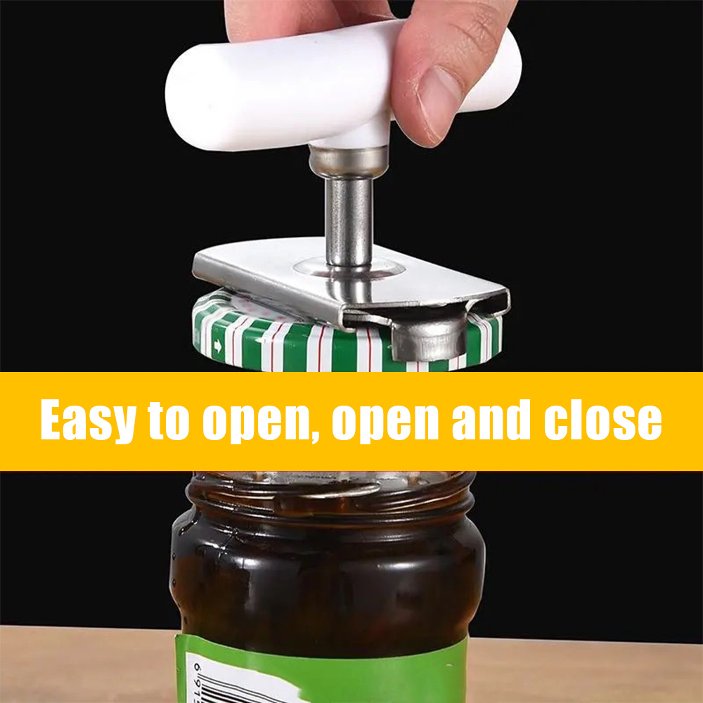 Jar Opener, Manual Jar Opener, Stainless Steel Multi-function Lid Bottle  Openers, Adjustable Twist Can Opener, Kitchen Accessories, Kitchen Gadgets  Tool, Chrismas Gifts, Halloween Gifts - Temu