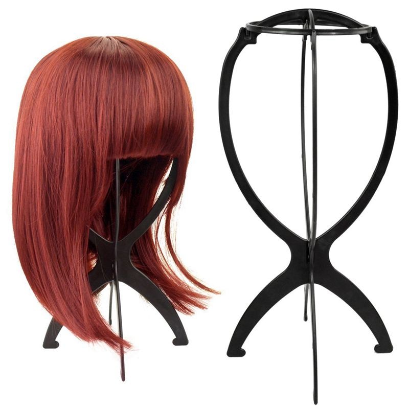 Folding Wig Stand Holder Plastic Adjustable Portable - Temu