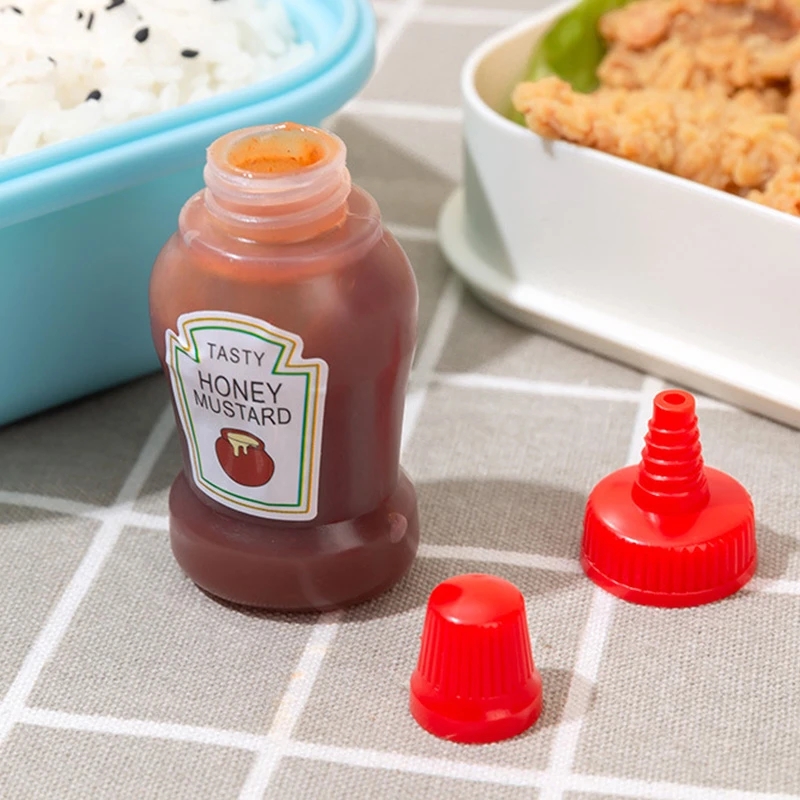 Portable Mini Ketchup Sauce Bottles Multi use Condiment Jars - Temu