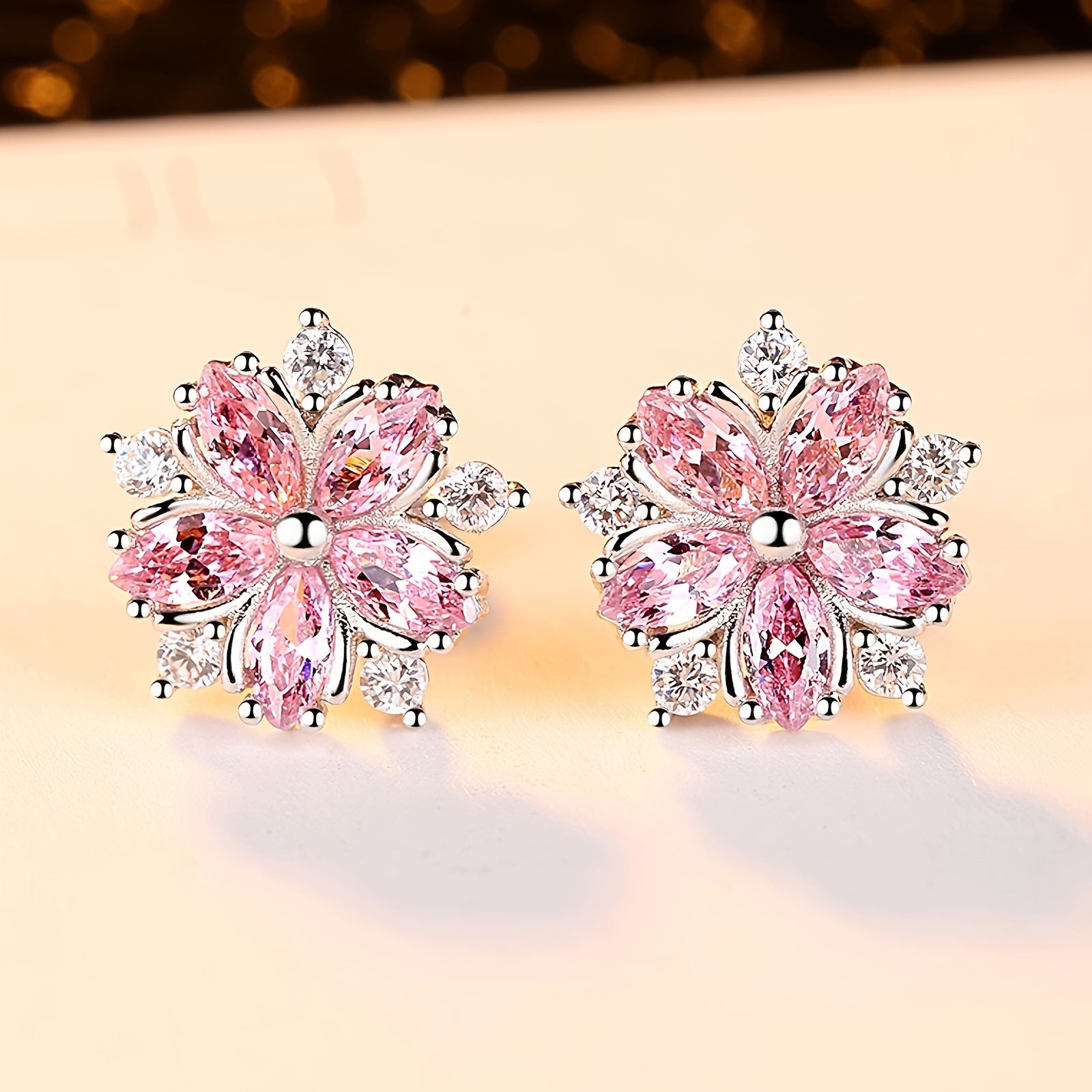 

Glam Up Your Look With These Trendy Zircon Stud Earrings - Perfect For Any Occasion!