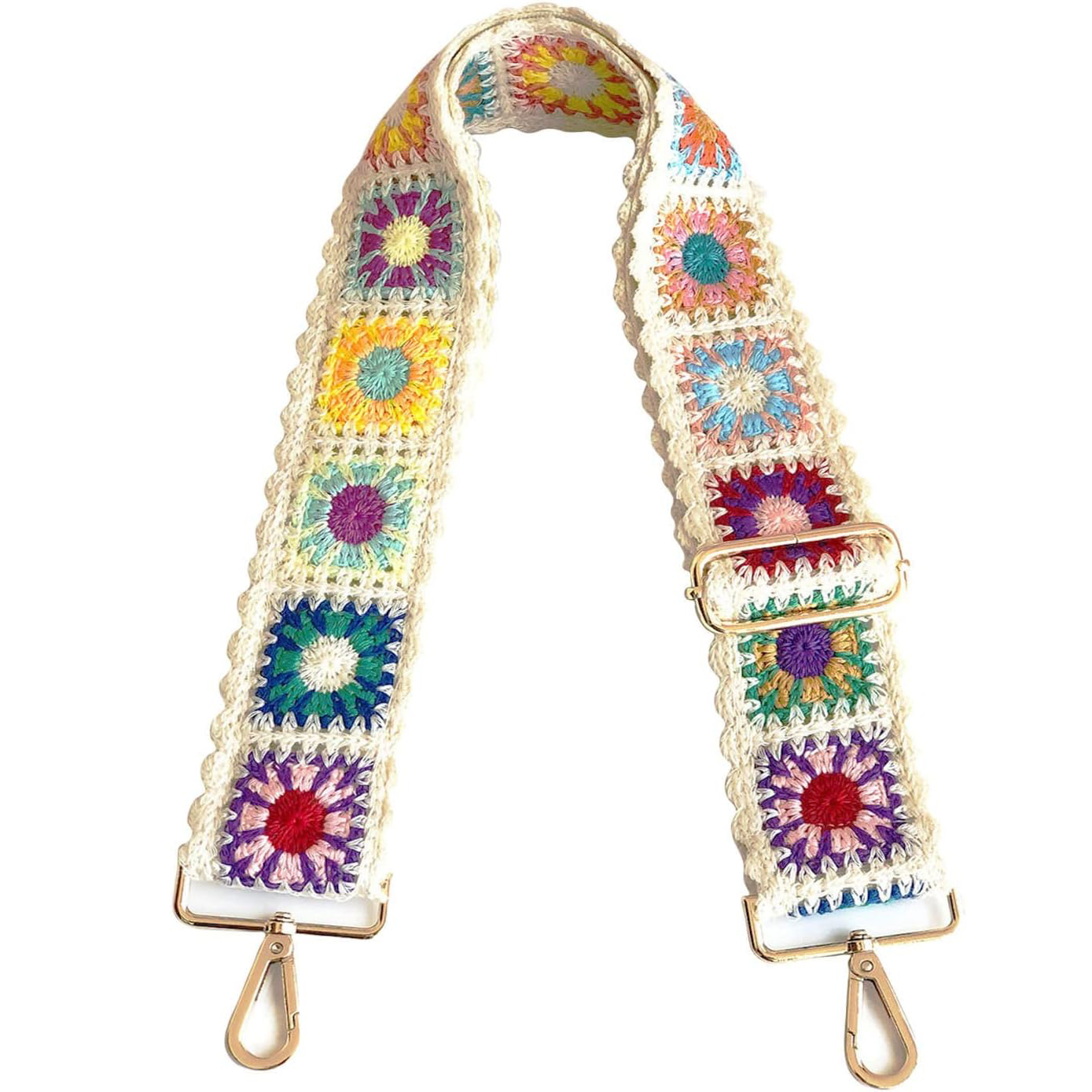 TININNA Flower Colourful Shoulder Strap Bag Strap DIY Accessories