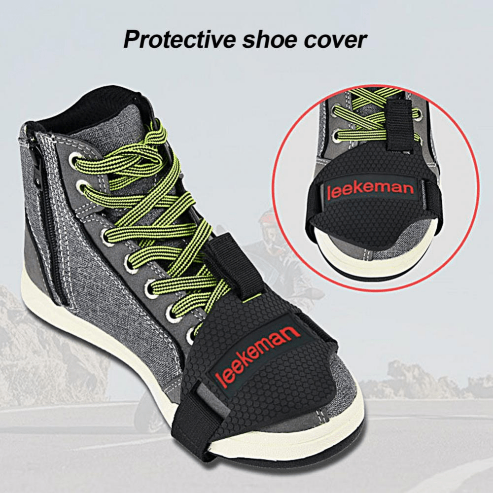 Protection de chaussures de moto en caoutchouc, coussin de changement de  vitesse, manette de vitesse coordonnante, couvercle de botte léger,  protège-manette de vitesse, protecteur utile
