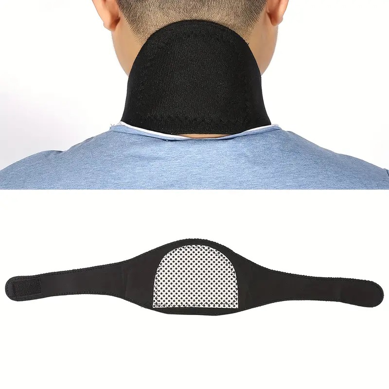 Self-heating Neck Support Brace, Portable & Adjustable Magnetic Neck Warmer  Protector - Temu