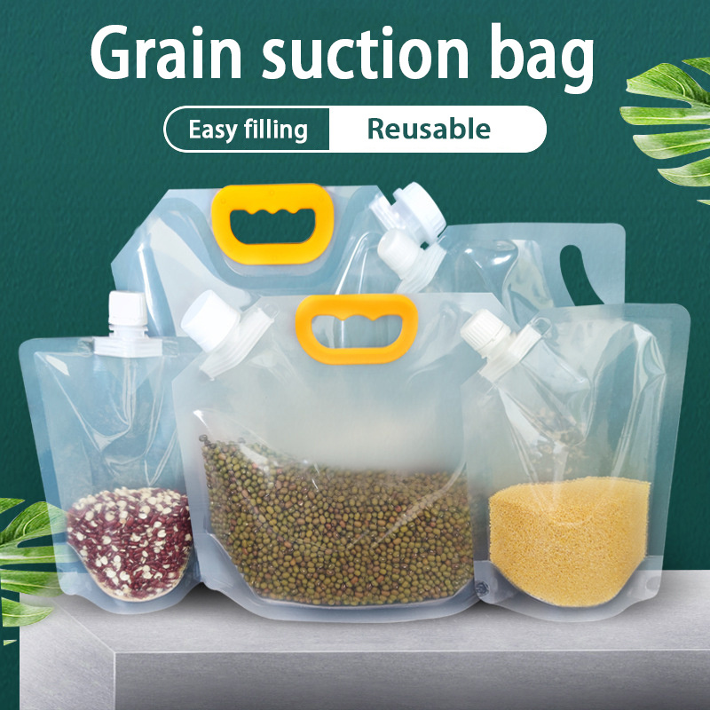 Food Storage Bags, Portable Foldable Sealed Food Storage