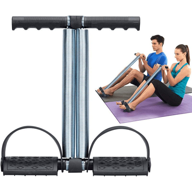 Elastic Sit Equipment Pull Rope Dual Spring Tension Foot - Temu Canada