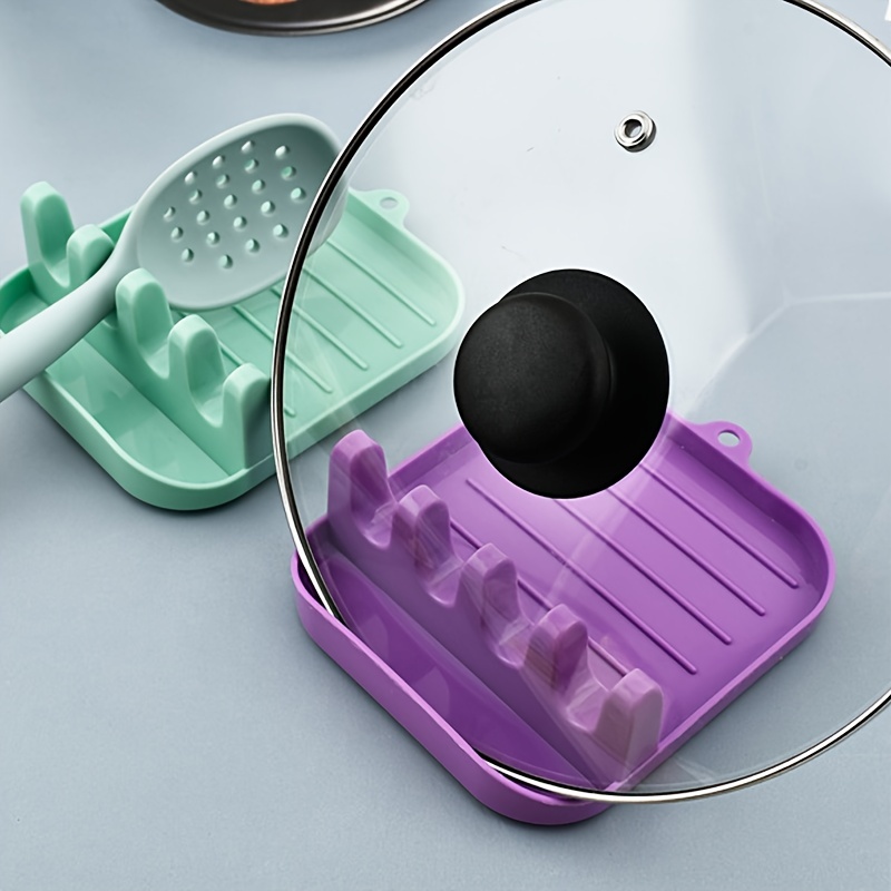 1pc Spoon Rest, Multi-purpose Utensils Holder, Spoon Shovel Rack, Pot Cover Rack, Spatula Rack Shelf, Kitchenware Rack For Restaurant Eid Al-Adha Mubarak