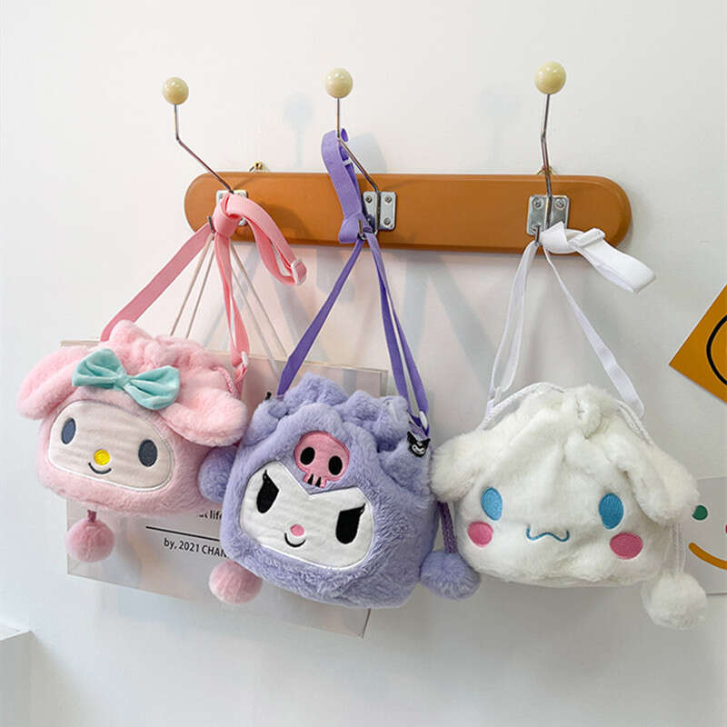 Cinnamoroll Plush Carry-on Sanrio Back Shoulder Fluffy Kawaii Cute Small  Korea Japan Harajuku Cartoon Pouch Toy Gift Fashion Travel School -   Canada