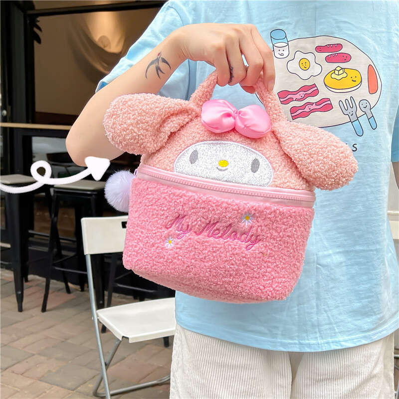 Hello Kitty Cosmetic Organizer  Hello Kitty Makeup Bag Travel - Bag Plush  Toys Doll - Aliexpress