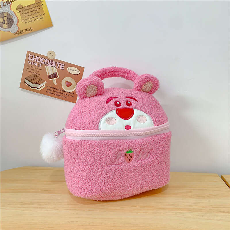 Sanrio Hello Kitty Red Cosmetic Bag Ins Simple Large Capacity Leather  Portable Travel Storage Skin Care Bag Kawaii Cosmetic Bag - Realistic  Reborn Dolls for Sale