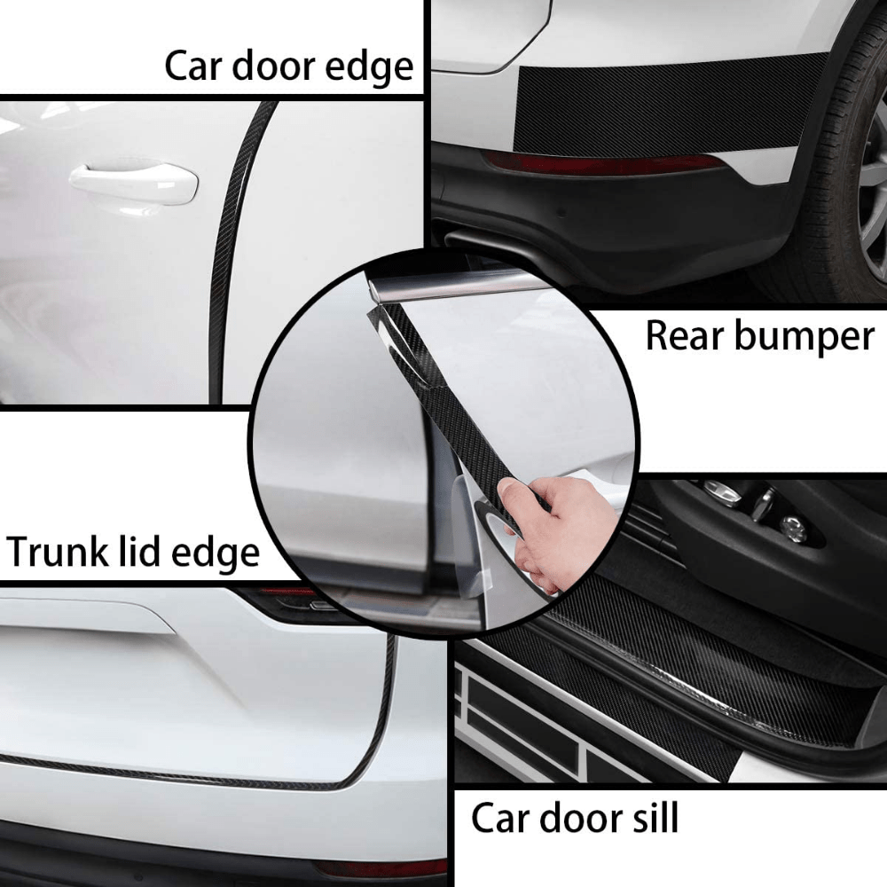 Universal Car Door Edge Guard Door Sill Protector, Automotive  Anti-Collision Strip for Car Door Edge/Front and Rear Bumper/Door Sill  Protector, Fits for Most Car, Black (2In x 33Ft) : Automotive