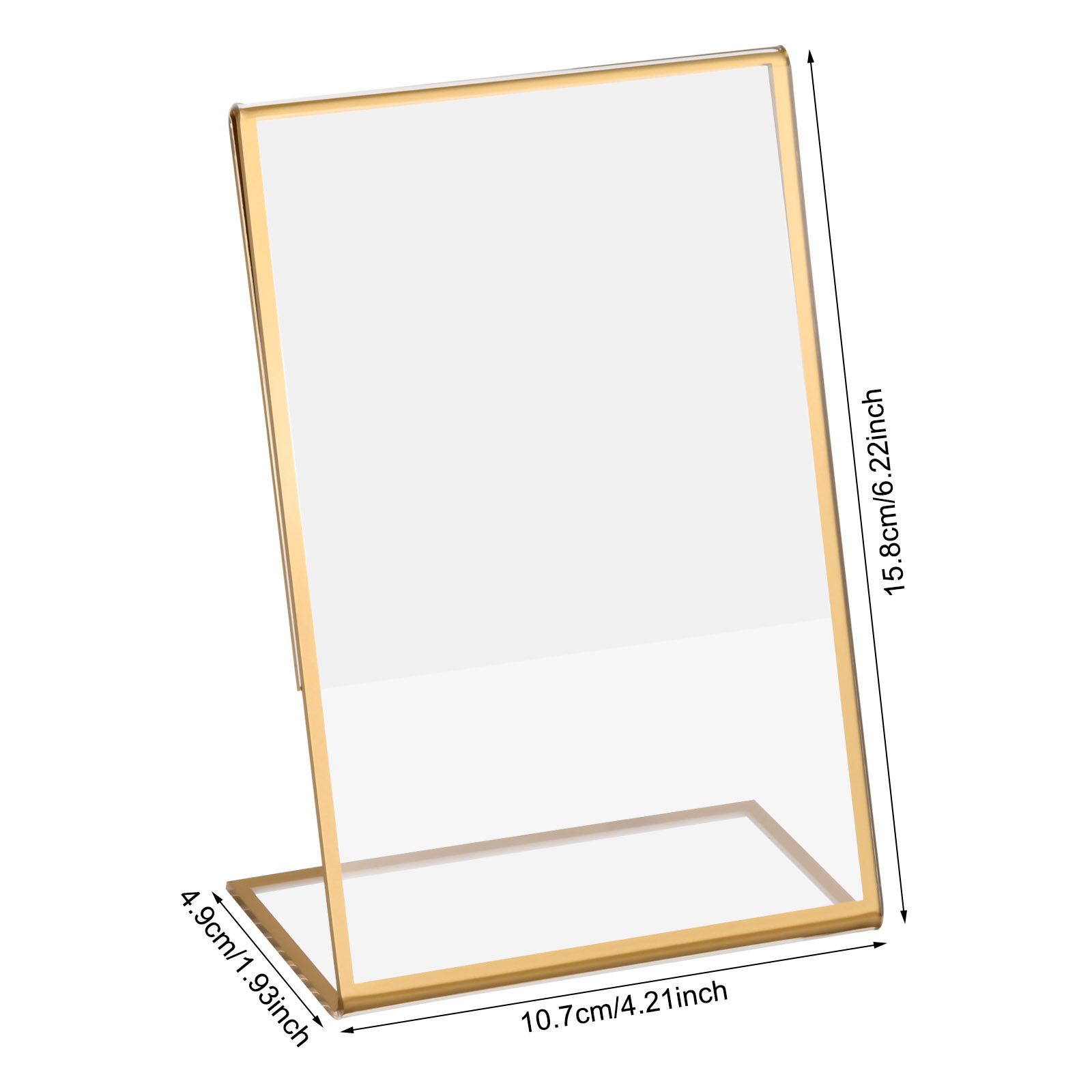 Vertical Photo Frame Holder, Picture Frame Stand, Free Standing