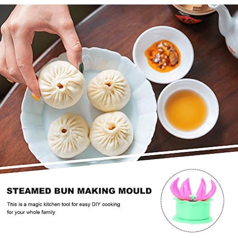 2 Pcs Bao Bun Kit Steamed Bun Mould Making Mold Steamed Chinese