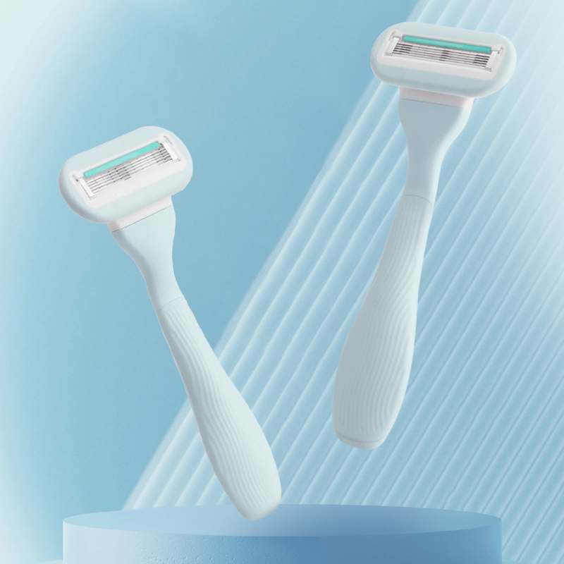 3 Layers Manual Razor For Women Classic Razor Shaving Set Replacable