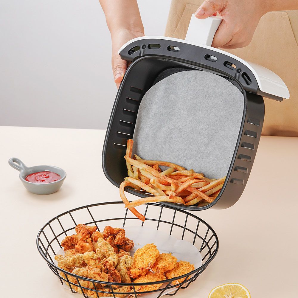 100 Perforated Air Fryer Liners 26cm