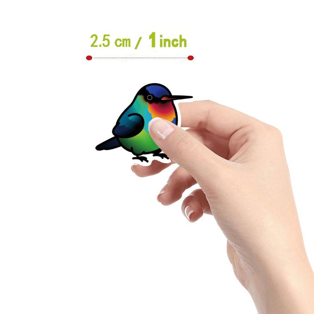 Bird Stickers Cute Cartoon Decals Rolls Self Adhesive Seals - Temu