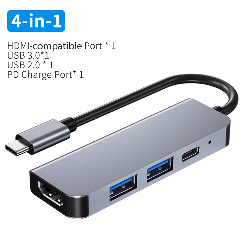 8 In 1 USB Type C HUB USB C to HDMI-compatible RJ45 TF SD Reader PD 87W USB  3.0 HUB Rj45 For MacBook Pro Dock Station Splitter