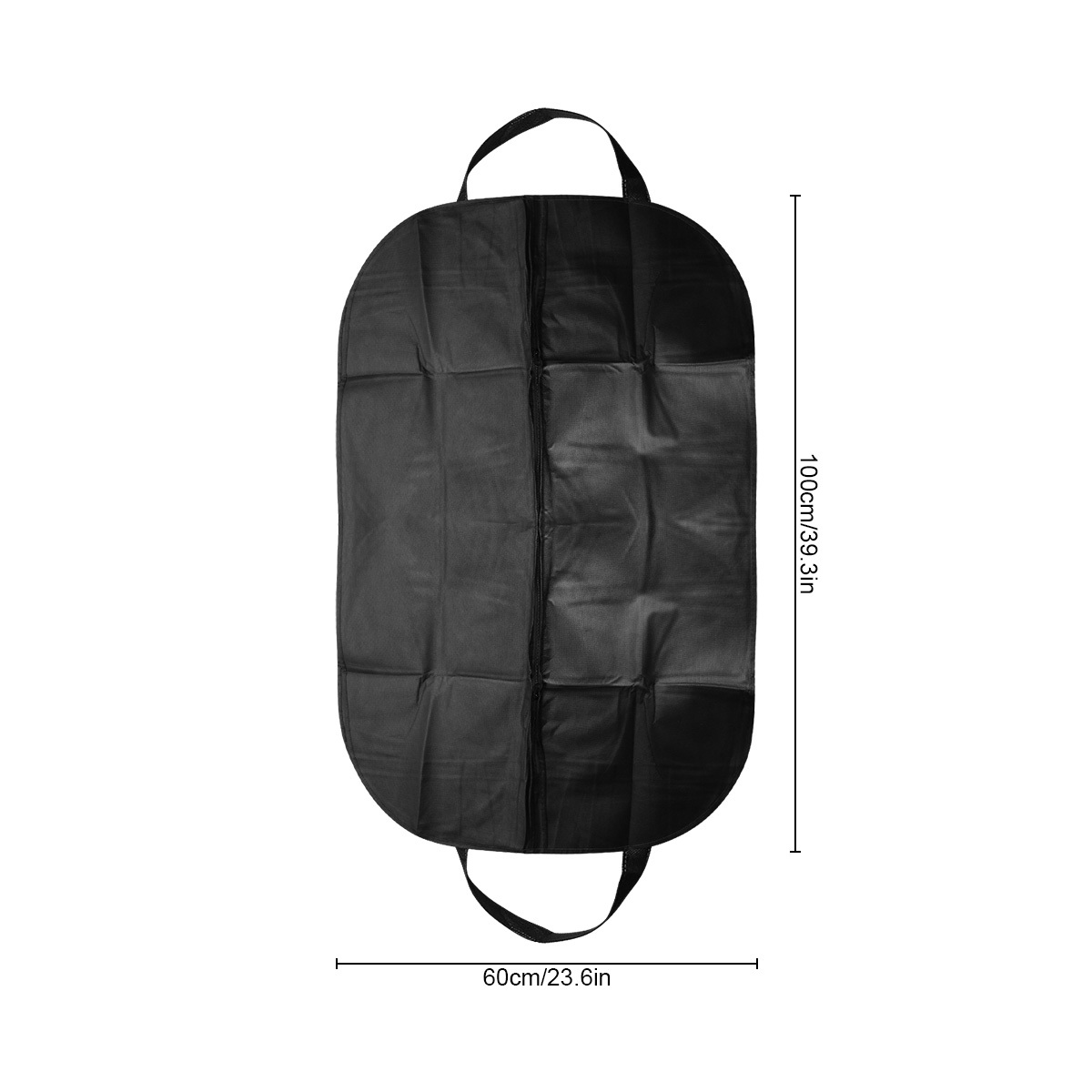 1pc Solid Color Hanging Bag Storage Bag, Minimalist Non-woven Fabric Hanging  Storage Bag For Home