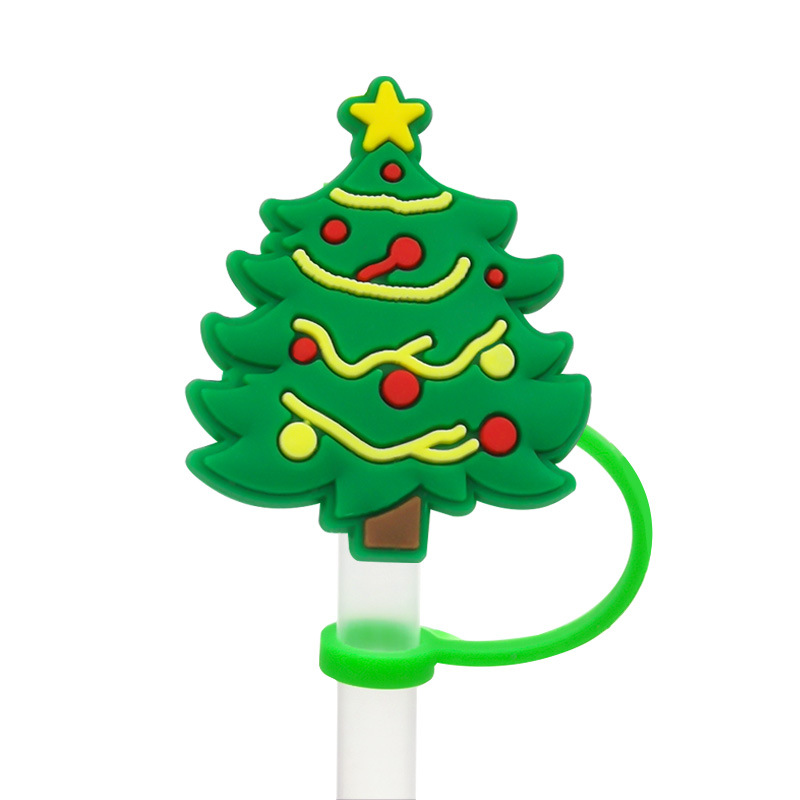 Christmas Tree Straw Cap Topper Stanley Accessory Straw Cap 