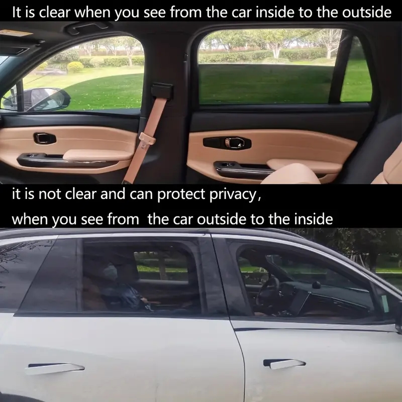Fyydes Moustiquaire de voiture, écrans de fenêtre arrière de voiture  pare-soleil couverture respirante protection UV moustiquaire rideau de  confidentialité pour bébé enfants camping, pare-soleil 