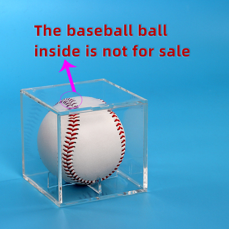 Acrylic Box Baseball Display Box Square Transparent Ball - Temu