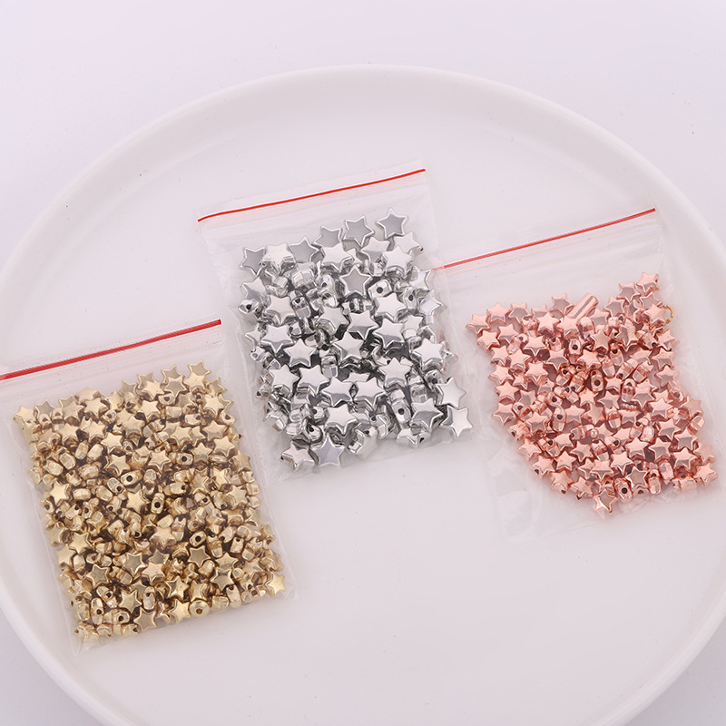 400 Pcs Heart Beads for Jewelry Making Heart Spacer Beads Heart Shape Beads  Small Hole Heart Charms for Bracelets Necklace Earring DIY Handmade