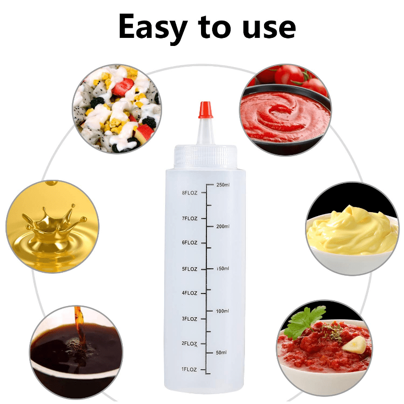 200ml Salad Dressing Shaker BPA Prevent Leakage Salad Dressing Jar