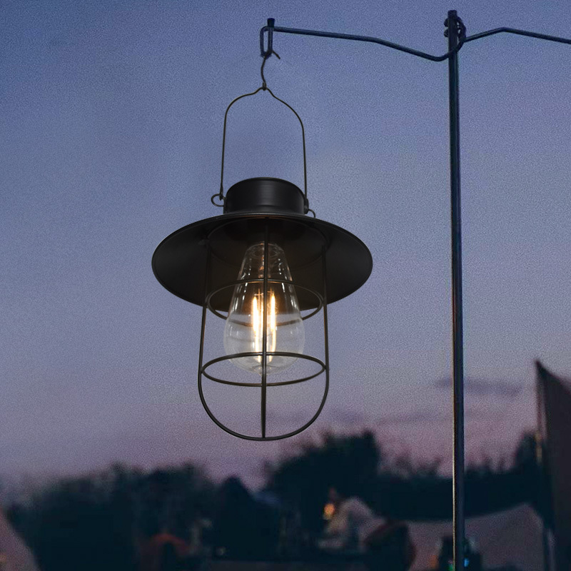 Acheter Lanterne solaire LED Vintage suspendue d'extérieur, alimentée par  l'énergie solaire, veilleuse de Camping, décoration de paysage pour jardin,  Patio, chemin