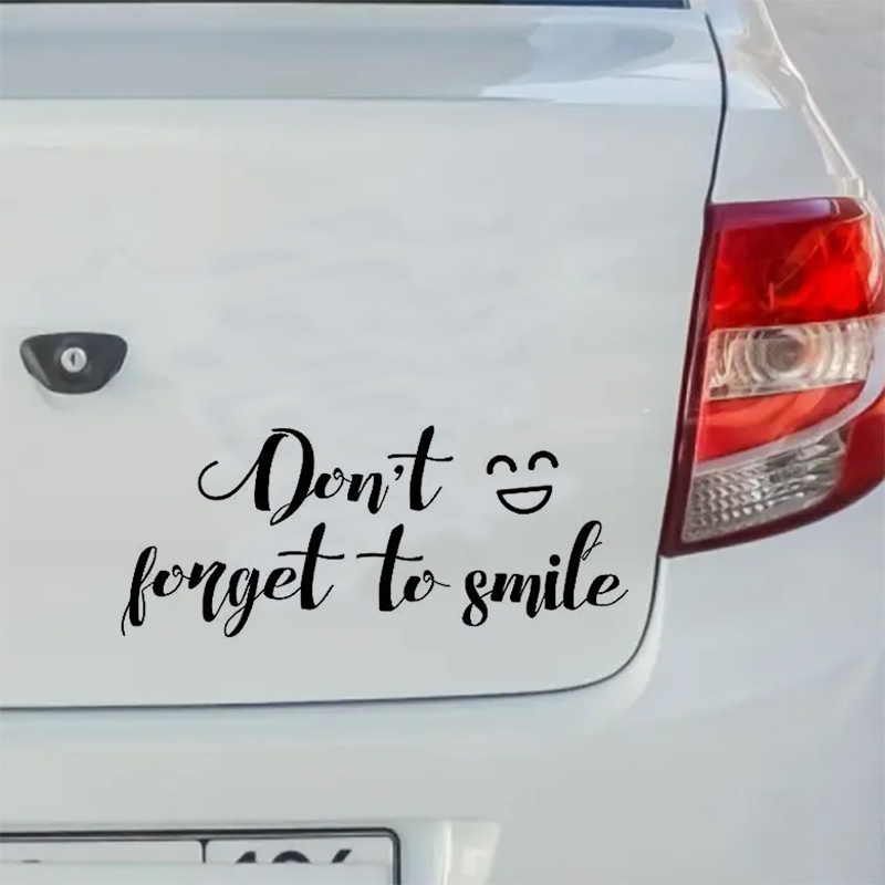 Smile You Are On Dash Cam Art Car Sticker Car Styling Vinyl - Temu