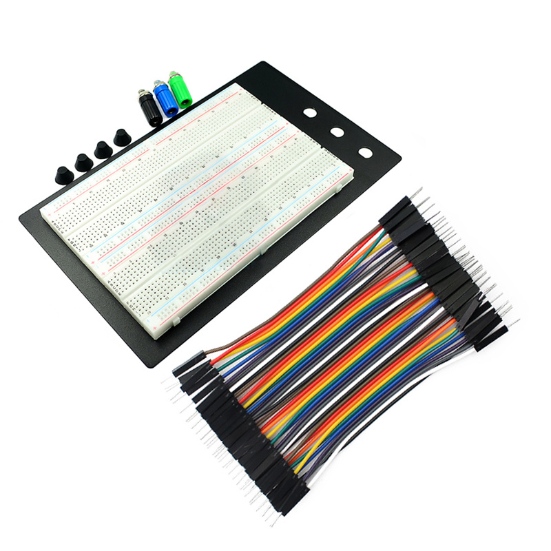ATmega328P Starter Kit 830 Point Breadboard, Jumper Wires, USB